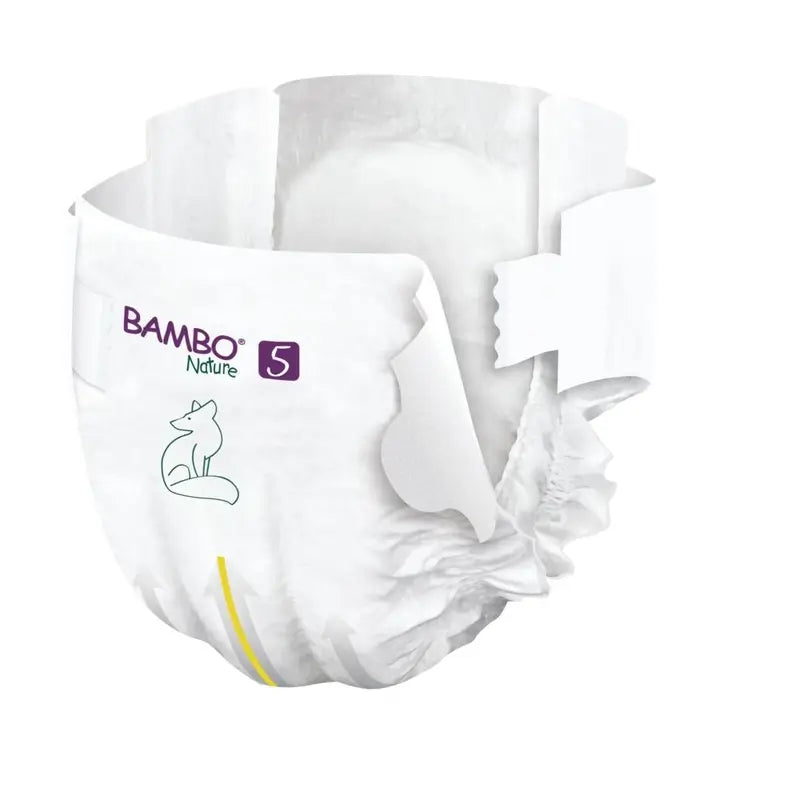 Fraldas Bambo Nature Tamanho 5 (12-18 Kg), 44 unidades