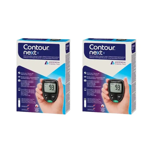 Medidor de glicose Contour Next, 2 unidades