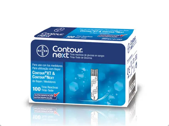 Bayer Contour Next Blood Glucose Strips 100 Units