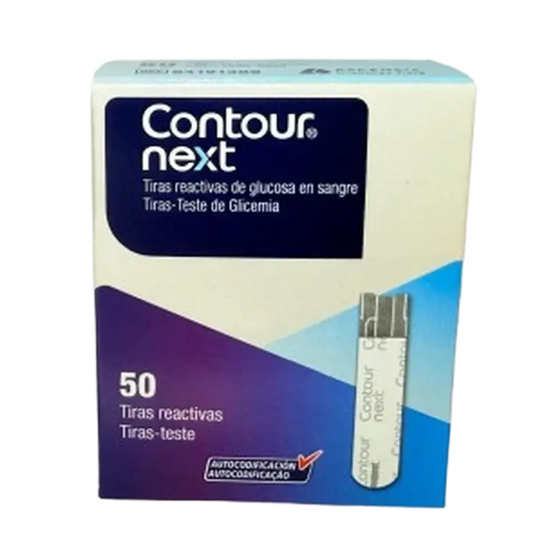 Tiras de glicose no sangue Contour Next 50 unidades