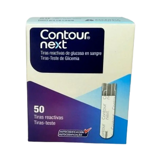 Tiras de glicose no sangue Contour Next 50 unidades