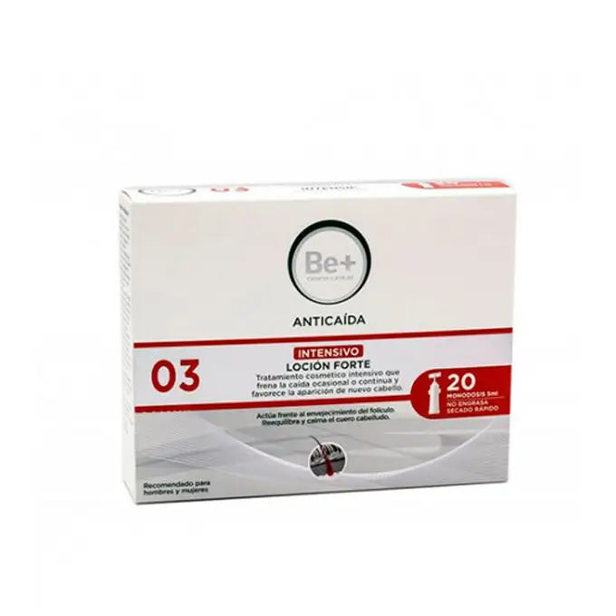 Be+ Loção Anti Queda de Cabelo Forte 20x5 Ml