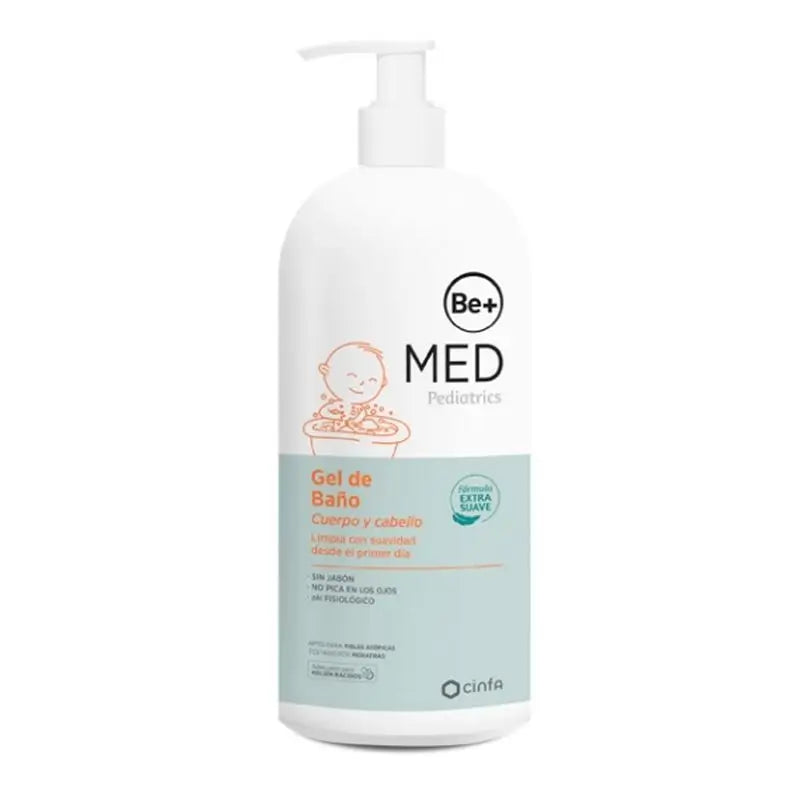 CINFA Be+ gel de banho pediátrico sem sabão 500 ml