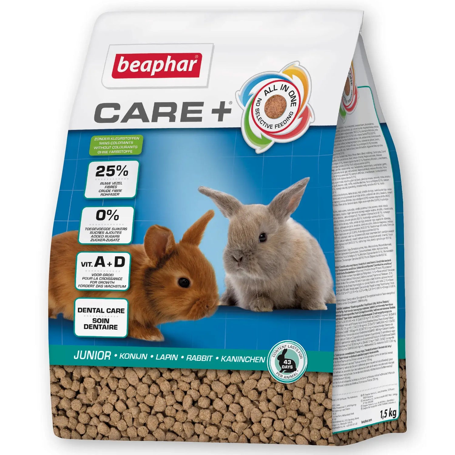 Beaphar Care+ Coelho Jr, 1,5 kg