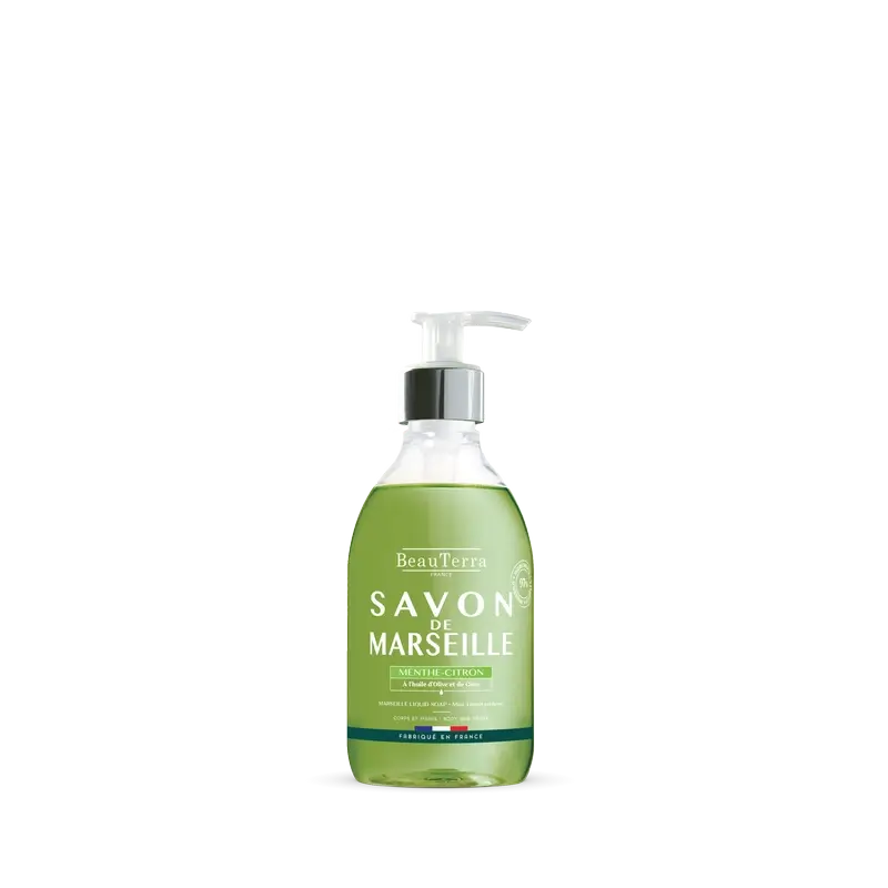 Sabonetes Beauterra Marselha Sabonete Marselha Menta Limão , 300 ml