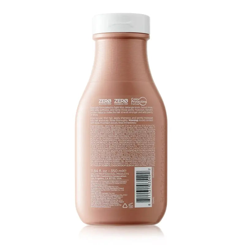 Champô suavizante de queratina brasileira Beaver , 350 ml