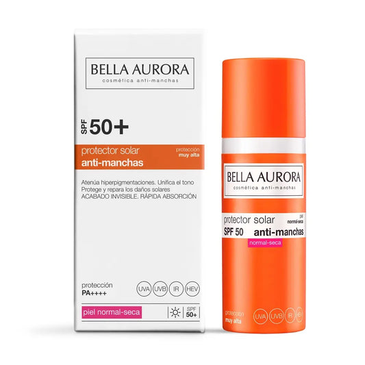 Bella Aurora Protetor Solar Anti-Blemish Spf50+. Pele Normal-Seca, 50 ml