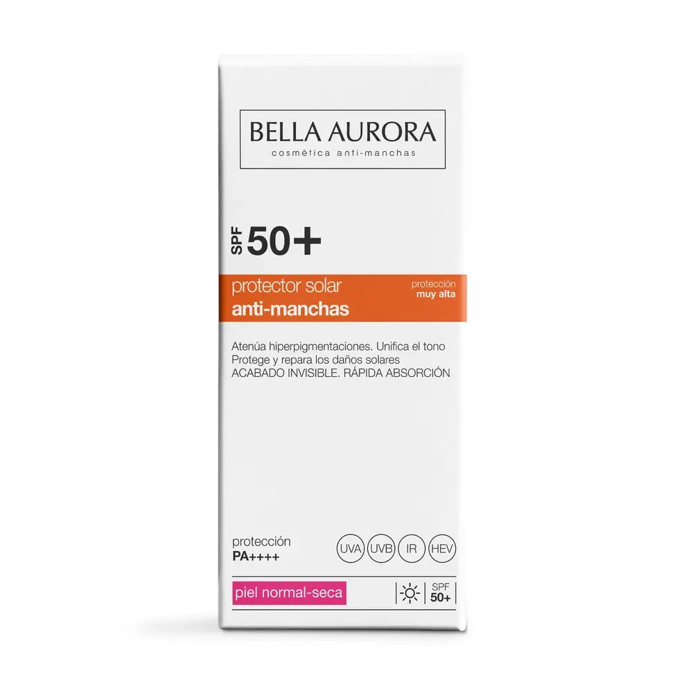 Bella Aurora Protetor Solar Anti-Blemish Spf50+. Pele Normal-Seca, 50 ml