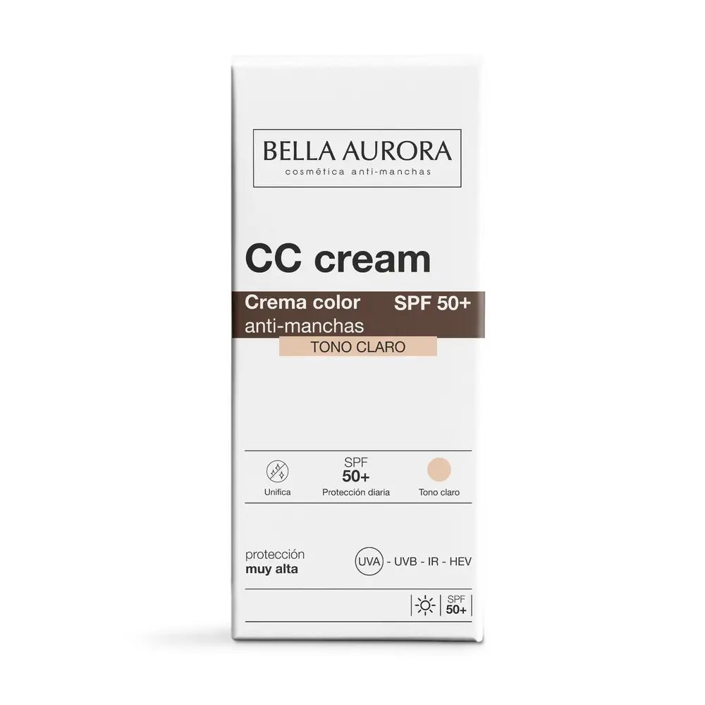 Bella Aurora CC Cream SPF50+ Light Tone, 30 ml