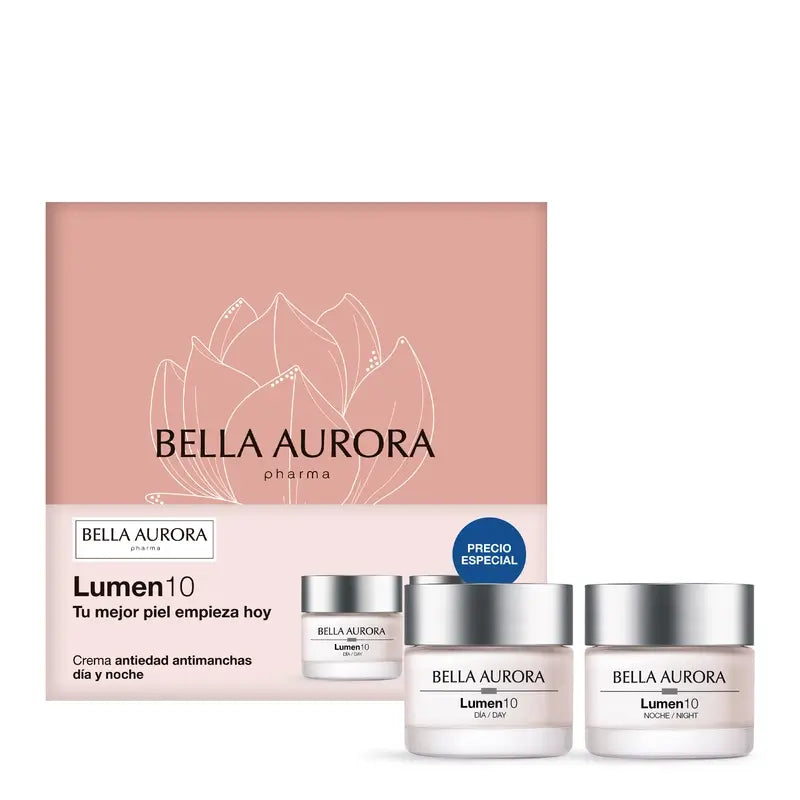 Bella Aurora Pack Lumen10 - Ritual para as Manchas, Rugas e Olheira, 50 + 50 ml