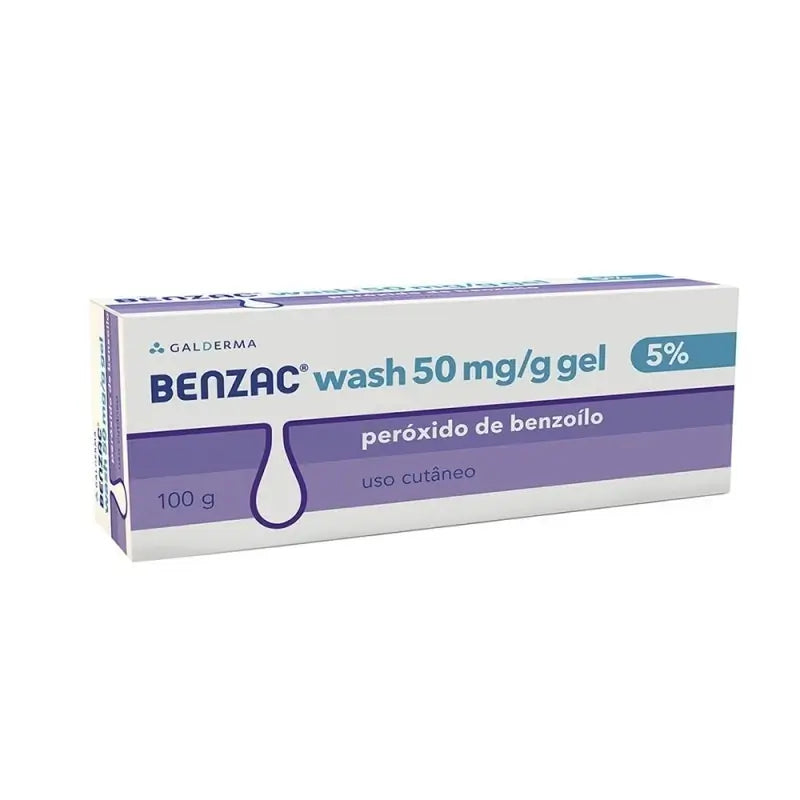 Benzac Lavagem 50 mg/G Gel tópico 100 g