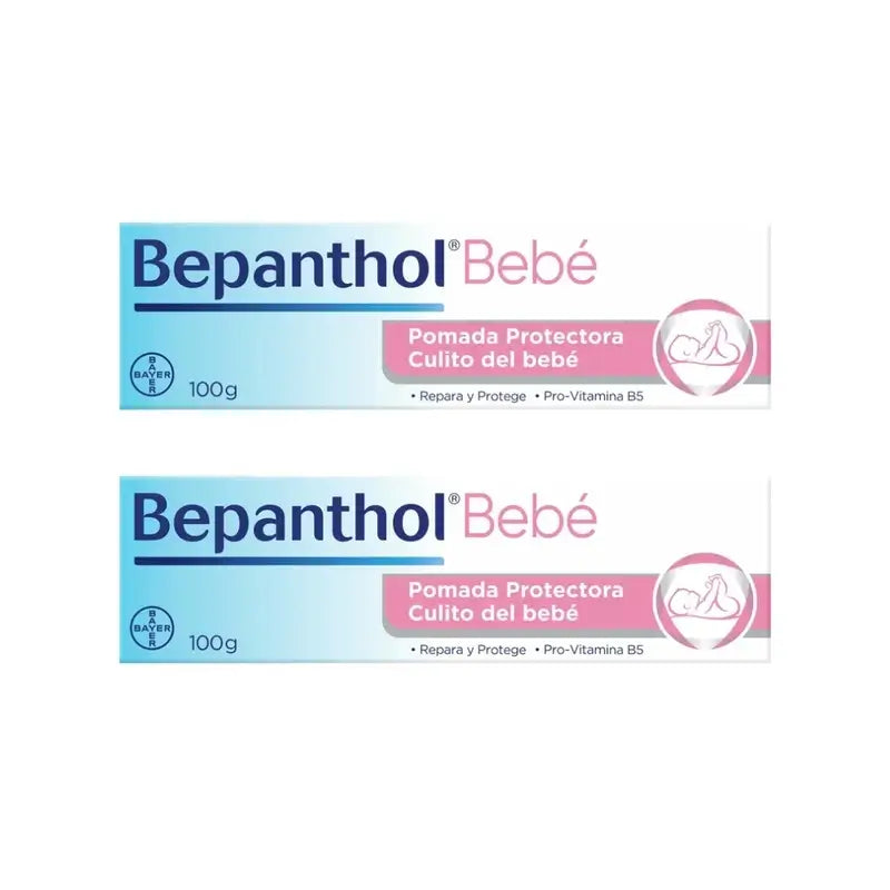 Bepanthol Pomada protetora para bebés, 2X100 Gr