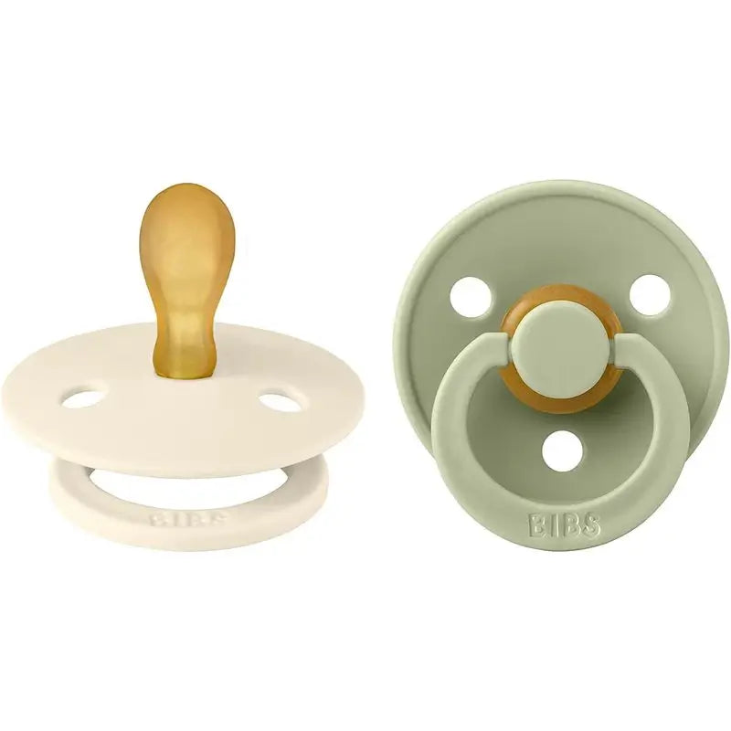 BIBS 2 Chupetes Colour Anatómica Ivory/Blush 6/18 Meses