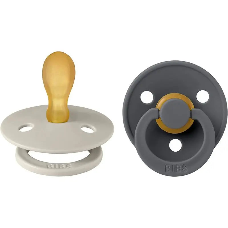 BIBS 2 Chupetes Colour Simétrica Sand/Iron 6/18 Meses