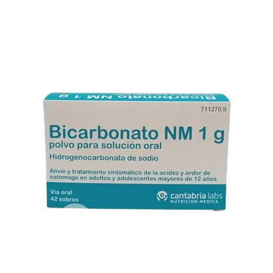 Bicarbonato NM 1 g Pó para solução oral 42 saquetas