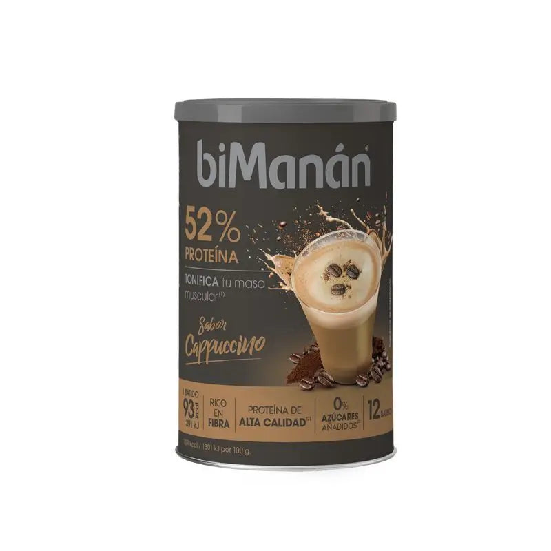 Bimanan Batido de Proteína Cappuccino, 360 g 12 batidos