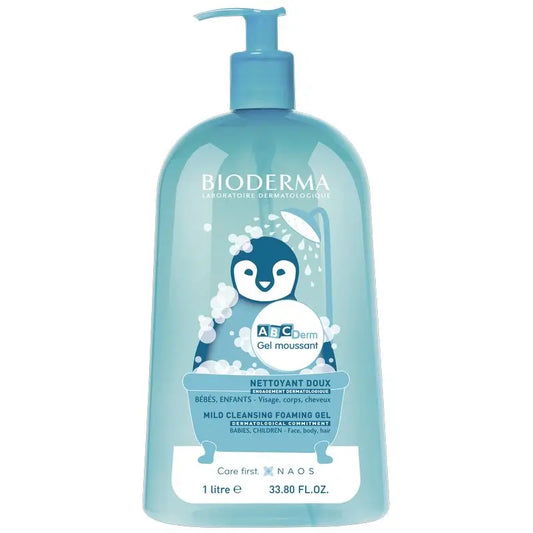 Bioderma Abcderm Gel Moussant , 1000 ml