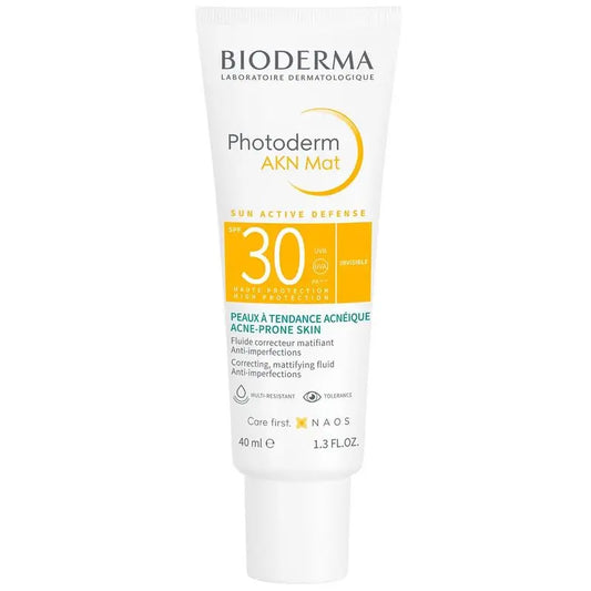 BIODERMA PHOTODERM AKN PHOTODERM MAT SPF30+ PELES OLEOSAS E ACNÉICAS 40 ML