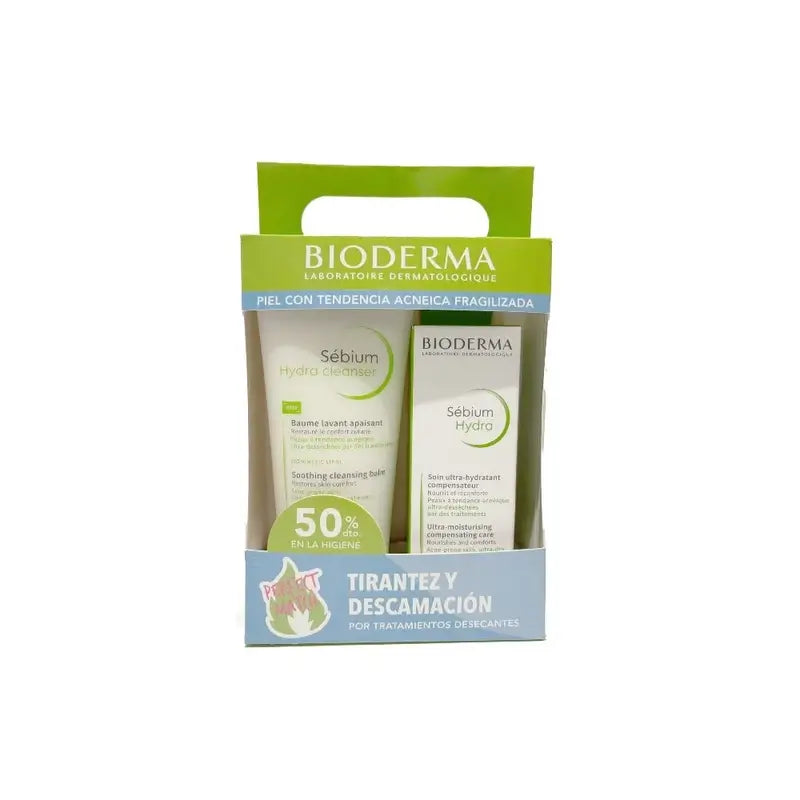 Bioderma Sébium Pack Hydra Leite de Limpeza, 200Ml + Sebium Hydra, 30Ml
