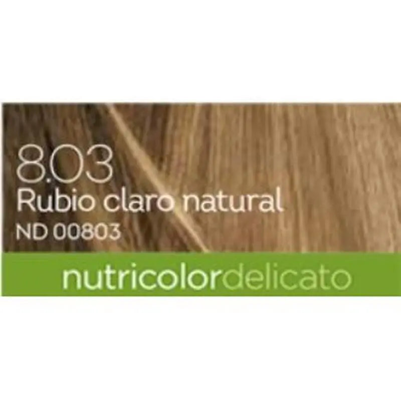 Biokap Tinte Rubio Claro Natural 140Ml. 8.03 Delicato