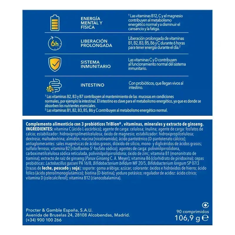 Bion3 Energy Multivitamin, 2X90 Comprimidos