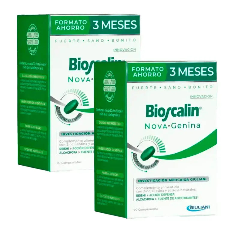 Bioscalin Novagenin Comprimidos, Embalagem 2 x 90 comprimidos