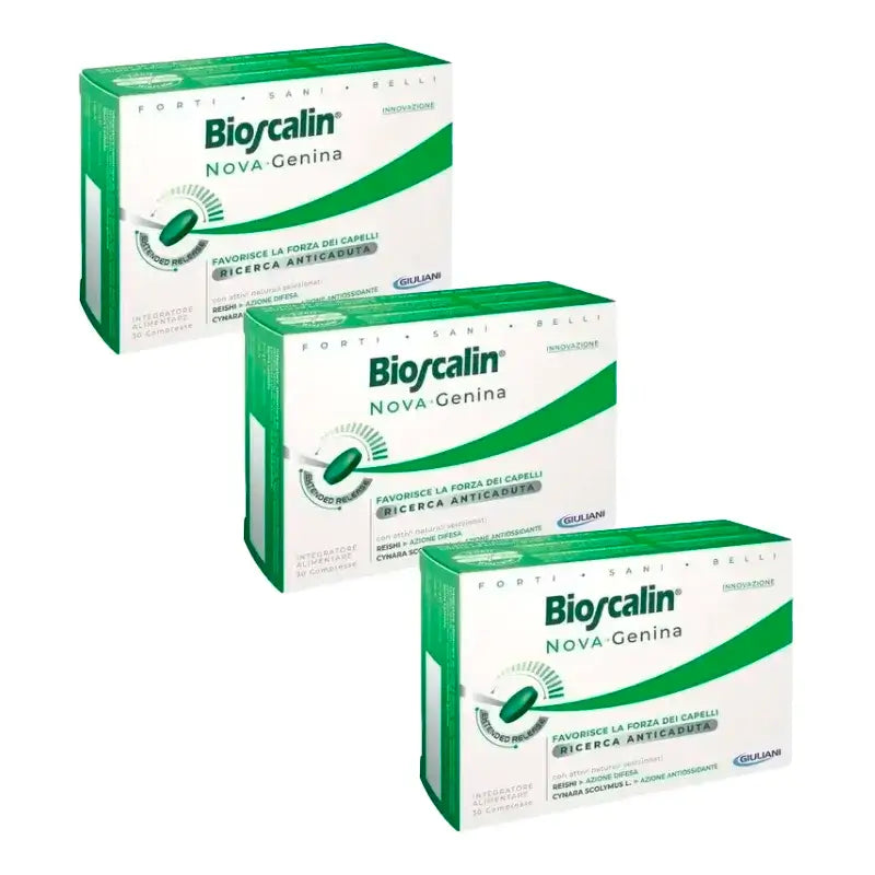 Bioscalin Novagenin Comprimidos, Embalagem 3 x 30 Comprimidos