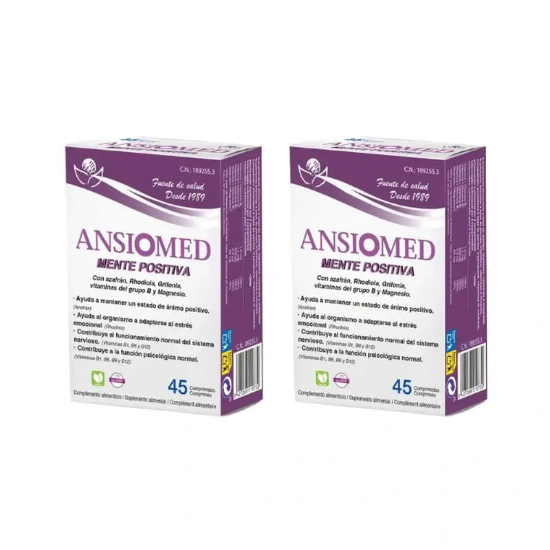 Bioserum Ansiomed Positive Mind, 2X45 Comprimidos