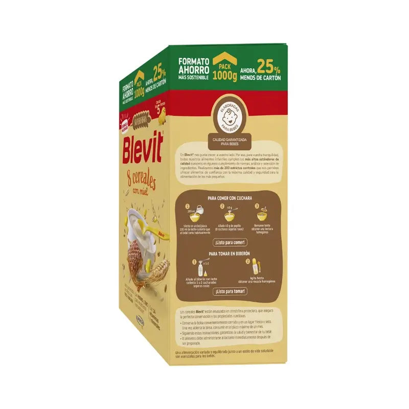 Blevit Alimentação Infantil Superfibra 8 Cereais Formato Poupança, 1000 g
