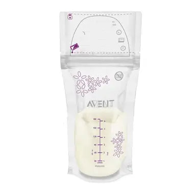 Sacos de armazenamento de leite Avent 25 Sacos x 180 ml Scf603/25