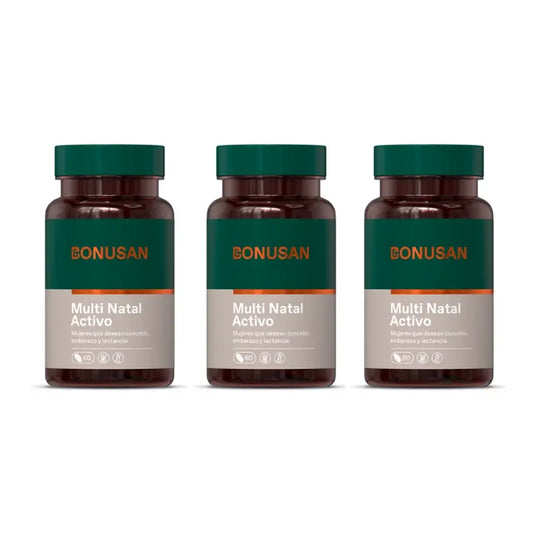 Bonusan Multi Natal Active Pack 3 x 60 comprimidos