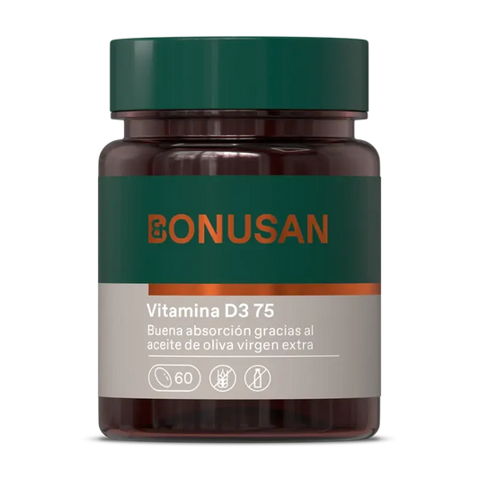 Bonusan Vitamina D3 Forte 75 , 60 pérolas