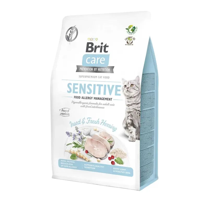 Brit Care Cat Grain Free Sensitive Insect 400 gramas