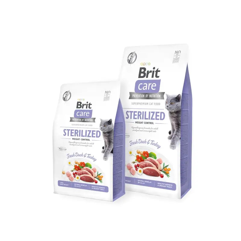 Brit Care Cat Grain Free Sterilized Peso 400 gramas