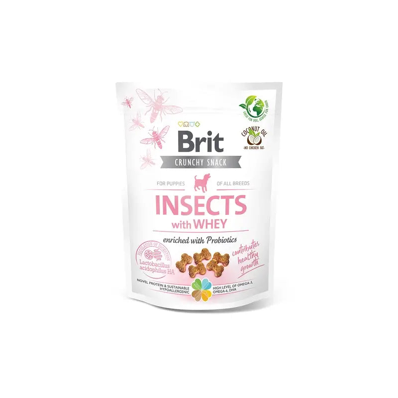Brit Care Dog Crunchy Insect Puppy 6 x 200 gramas