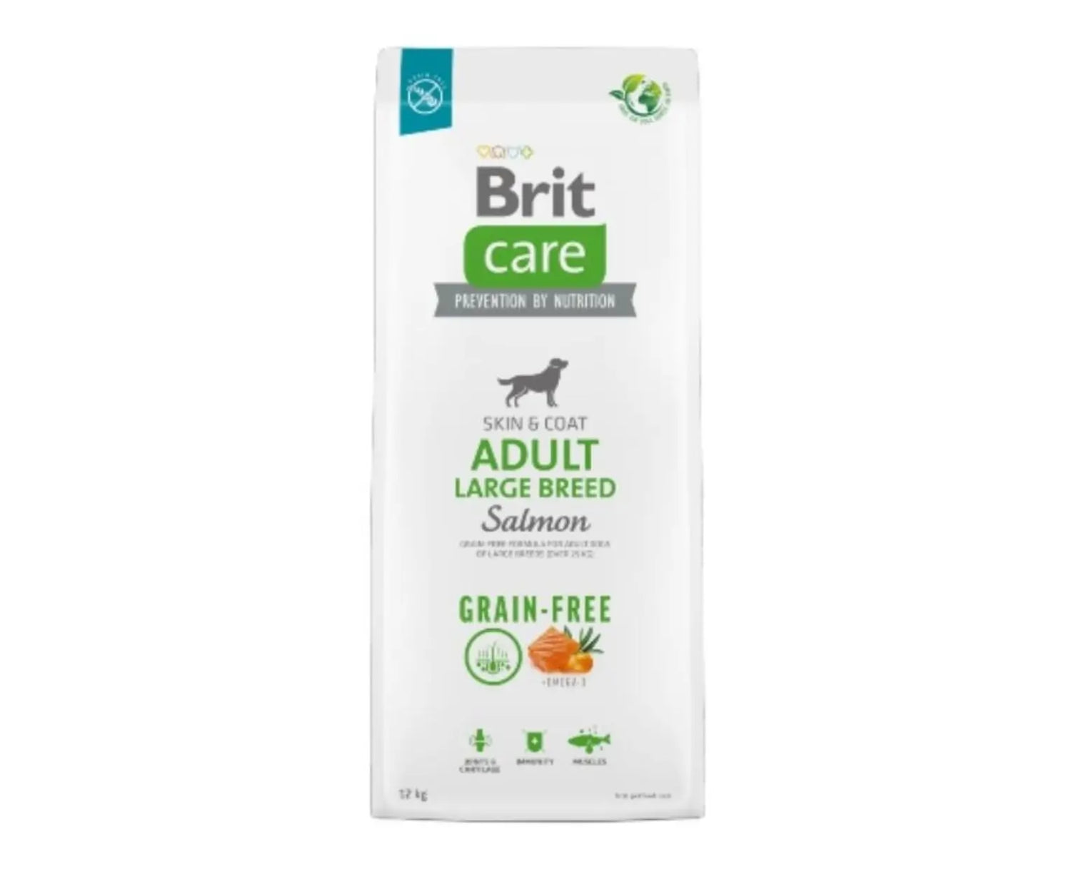Brit Care Dog Grain Free Adult Large Salmon 12Kg para Cães