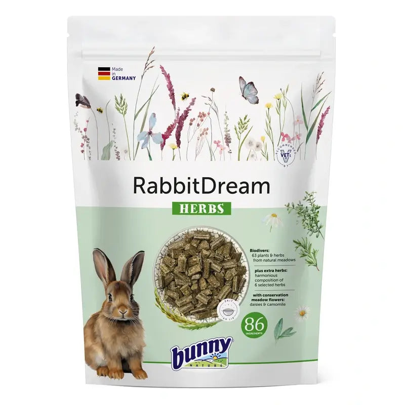 Coelho Anão Bunny Comida de Sonho com Ervas 600Gr