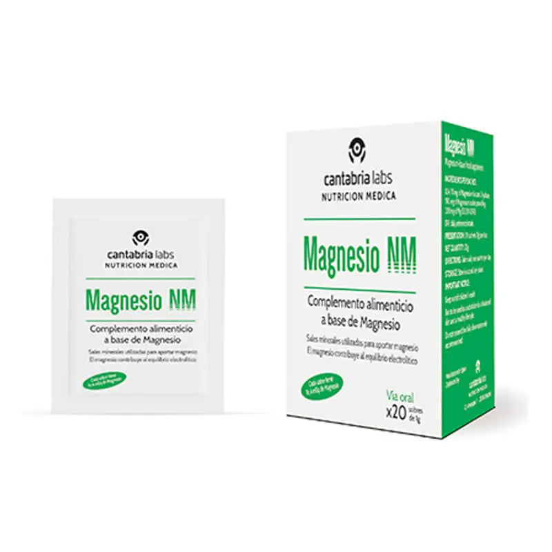 Magnésio 20 saquetas x 1 g, Cantabria Labs Nutrición Médica