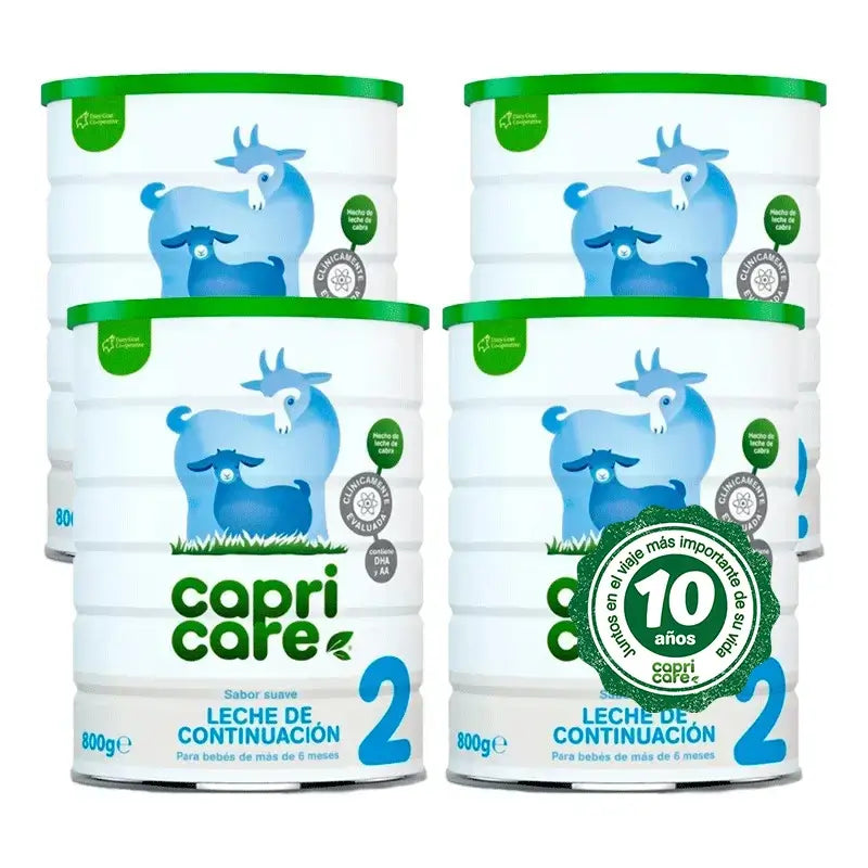 Capricare 2 Leite Fórmula, embalagem 4 X 800g