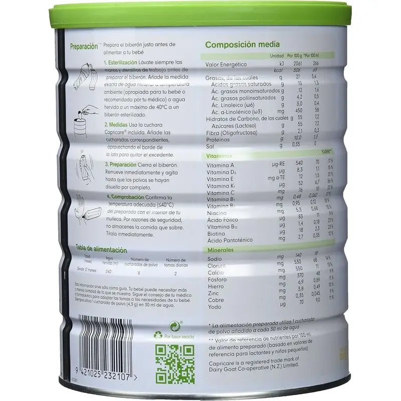 Capricare 3 Leite de Crescimento, 800g