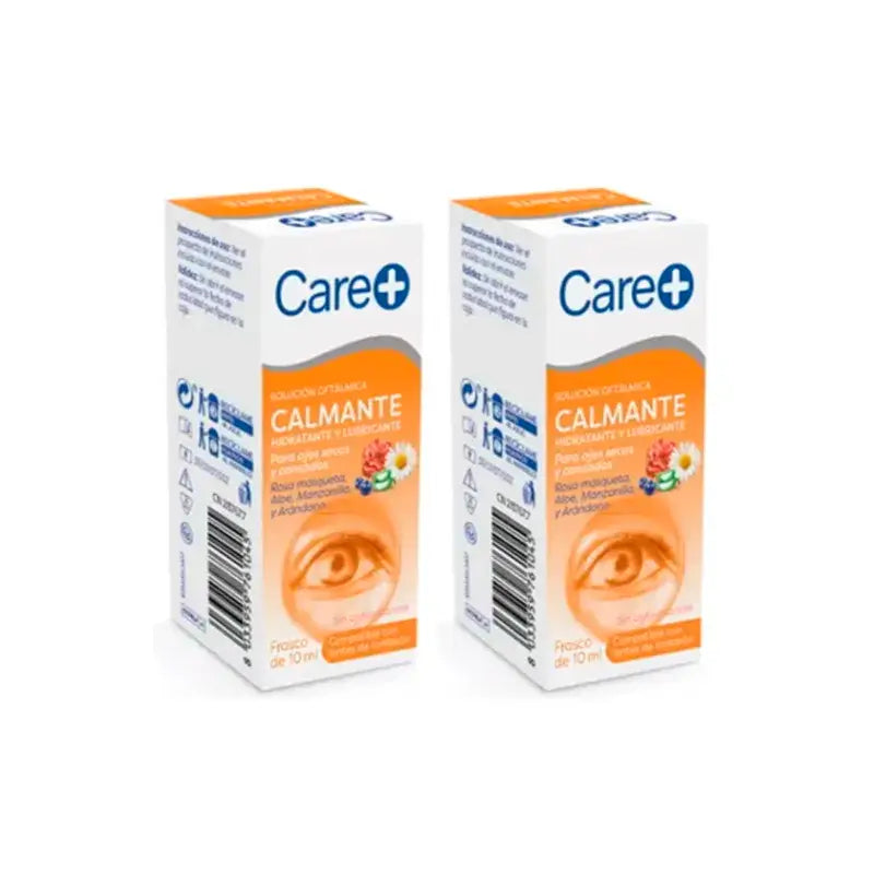 Care+ Soothing Eye Drops for Irritated Eyes, Embalagem 2 x 10 Ml