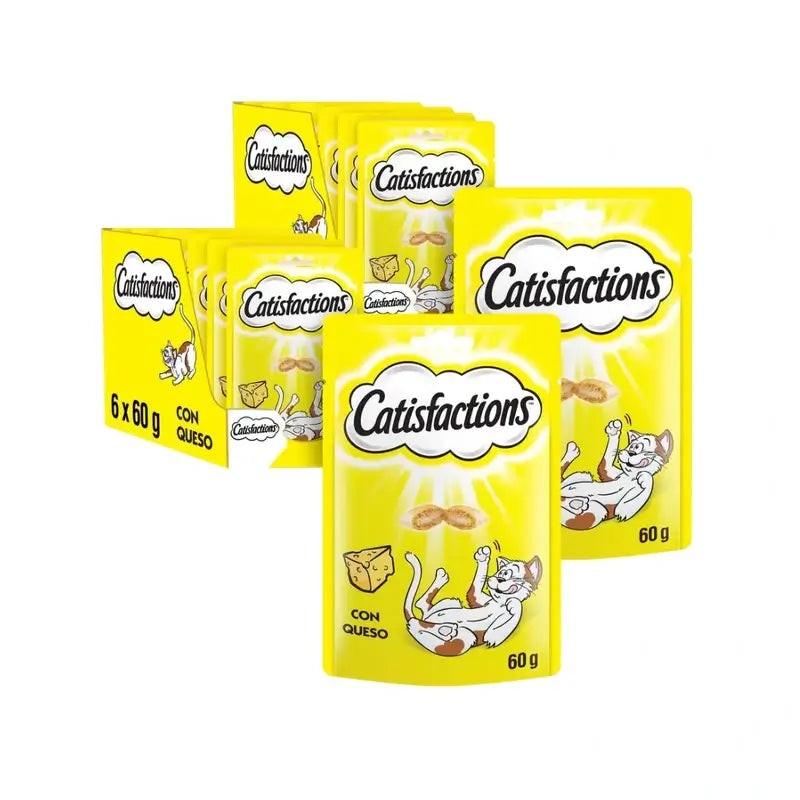 Queijo Catisfaction, embalagem de 2, 6X60Gr