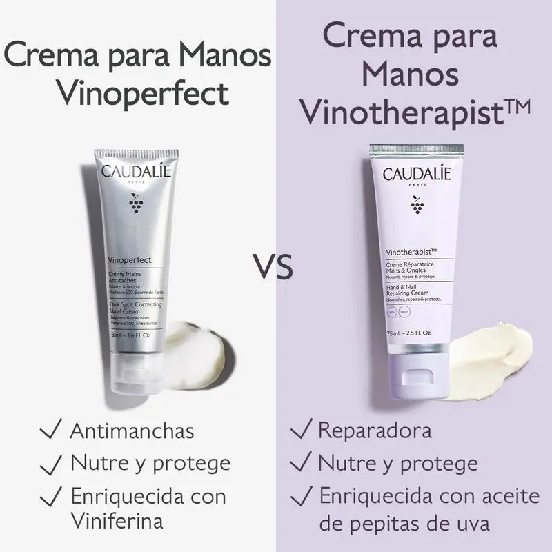 Caudalie Creme Vinoterápico Mãos e Unhas, 75 ml