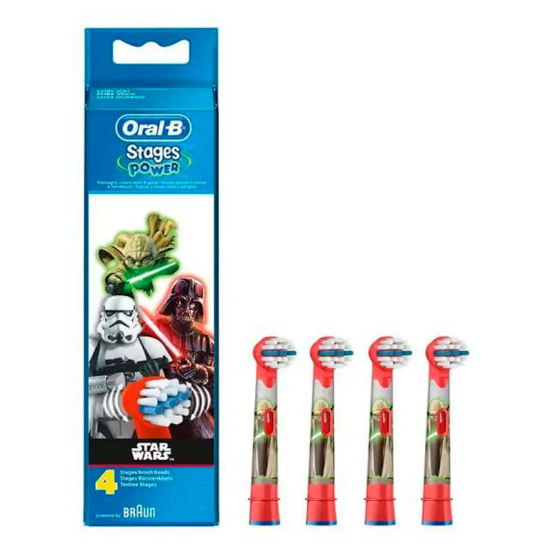 Oral B Star Wars Electric Toothbrush Refill 4 peças