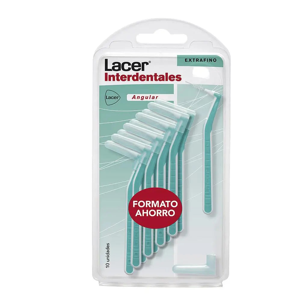 ESCOVA INTERDENTAL ESCOVA ANGULAR LACER EXTRA FINO 10 U