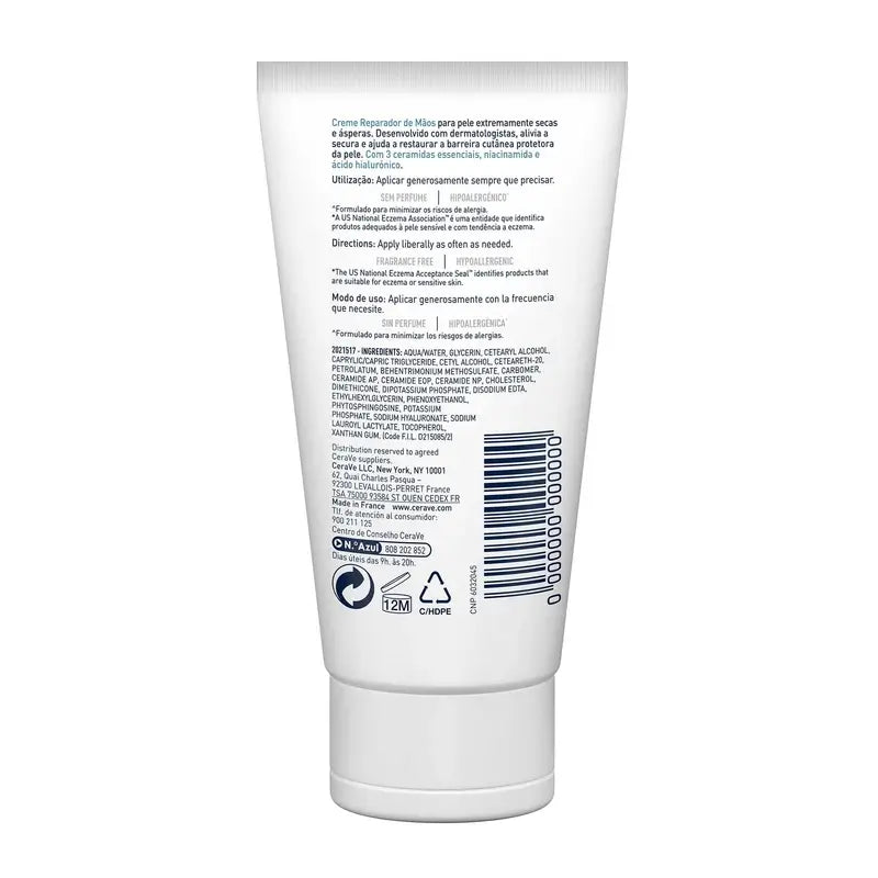 CeraVe Creme Reparador para as Mãos, 50 ml