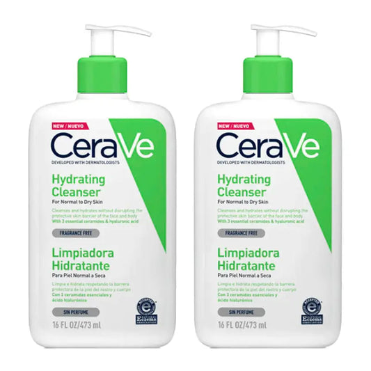 CeraVe Duplo Gel Limpiador Hidratante, 2x473ml