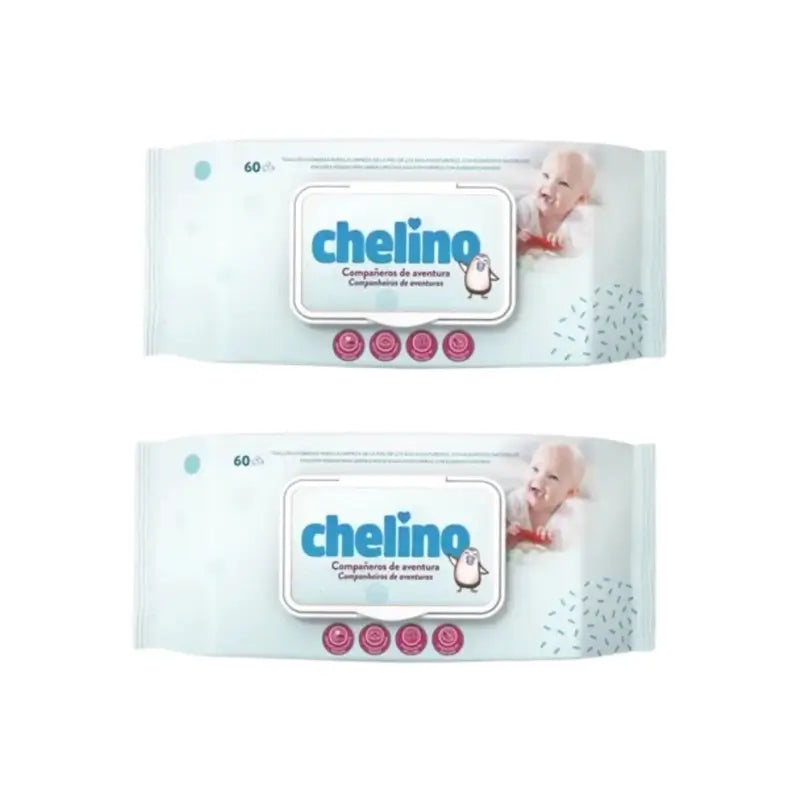 Chelino Toalhetes, 2x60 unidades