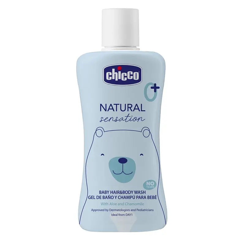 Chicco Natural Sensation Gel para o pelo do corpo 200Ml 0M+