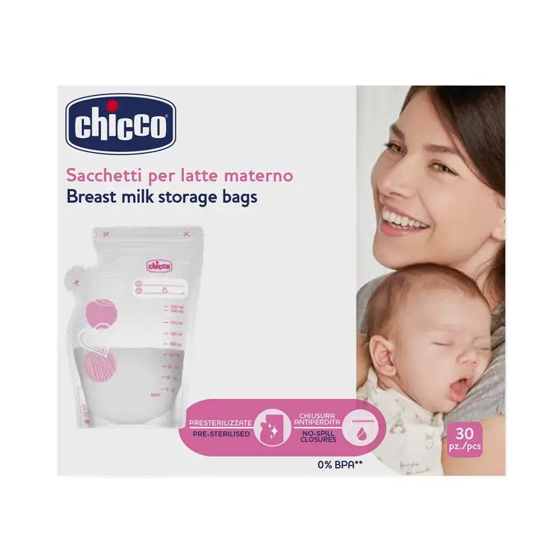 Bolsas para leite materno Chicco 30 unidades